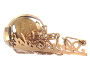 Lot, Lot of gold 18K 11,3g skew , engraved, in auction: Pawn – Tuesday 30 August 2022