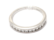 Jewellery, Ring S925 2,3g Ø18 with stones, in auction: Pawn – Tuesday 30 August 2022