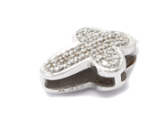 Jewellery, Pendant White gold 18K 2,0g cross with diamonds 20xca0,005ct , in auction: Pawn – Tuesday 30 August 2022