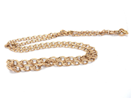 Jewellery, Chain Graduated Bismarck 18K 8,7g length: 45,5cm width: 4-6mm, in auction: Pawn – Tuesday 30 August 2022