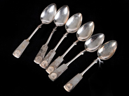Silverware, Coffee spoons 6 items S830 80g , in auction: Pawn – Tuesday 30 August 2022