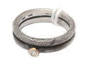 Jewellery, Ring S925 4,9g Ø17 with stone, in auction: Pawn – Tuesday 30 August 2022