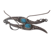 Jewellery, Earrings one pair S925 3,9g with stones, in auction: Pawn – Tuesday 30 August 2022