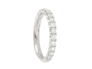 Jewellery - ETERNITY RING, 18K white gold - View 1