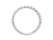 Jewellery - ETERNITY RING, 18K white gold - View 2