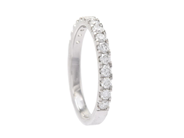 Jewellery - ETERNITY RING, 18K white gold - View 1