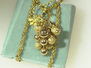 Pawnitems, 1 necklace with pendant 22K     47 cm.. weight 19,5g, in auction: Pawn – Saturday 18 October 2003