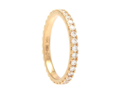 Jewellery - FULL ETERNITY RING, 18K gold - View 1