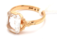 Jewellery, Ring 18K 4,6g Ø17½ with stone, in auction: Pawn – Tuesday 20 September 2022