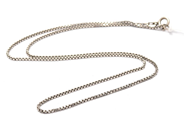 Jewellery - Chain Box-chain S925 3,4g 42,5cm width. 1,5mm - View 1