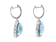 Jewellery - EARRINGS, 18K white gold - View 2