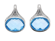 Jewellery - EARRINGS, 18K white gold - View 1