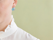 Jewellery - EARRINGS, 18K white gold - View 3