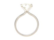 Jewellery - SOLITAIRE RING, 18K white gold - View 2