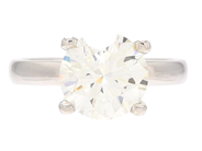 Jewellery - SOLITAIRE RING, 18K white gold - View 3