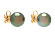 Jewellery - PEARL EARRINGS, 18K gold - View 1