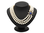 Jewellery - PEARL NECKLACE, 3-strand - View 5