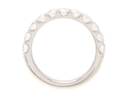Jewellery - ETERNITY RING, 18K white gold - View 2