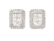 Jewellery - EARRINGS, 18K white gold - View 1