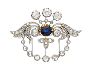 Jewellery, BROOCH, platinum/gold, in auction: Important jewellery – Saturday 26 November 2022