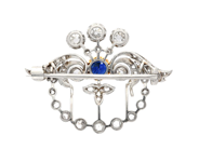 Jewellery - BROOCH, platinum/gold - View 2