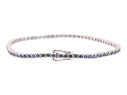 Jewellery - TENNIS BRACELET, 18K white gold - View 2