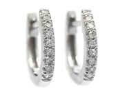 Jewellery - EARRINGS, 18K white gold - View 1