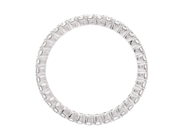 Jewellery - FULL ETERNITY RING, 18K white gold - View 2