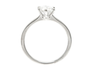 Jewellery - SOLITAIRE RING, platinum - View 2