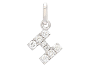 Jewellery - LETTER PENDANT, letter H - View 1