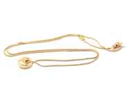 Jewellery, Chain Snake chain with pendant 18K 7,7g, design: Georg Jensen, in auction: Pawn – Tuesday 29 November 2022