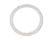 Jewellery - FULL ETERNITY RING, 18K white gold - View 2