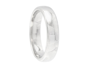 Jewellery - PLAIN RING, 18K white gold - View 1