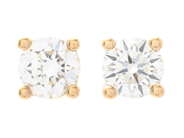 Jewellery - SOLITAIRE EARRINGS, 18K gold - View 1