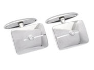 Jewellery - CUFFLINKS, 18K white gold - View 1