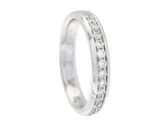 Jewellery - ETERNITY RING, 18K white gold - View 1