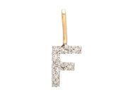 Jewellery - LETTER PENDANT, letter F - View 1