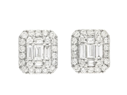 Jewellery - EARRINGS, 18K white gold - View 1