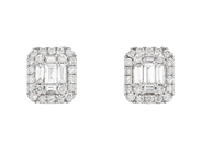 Jewellery - EARRINGS, 18K white gold - View 3