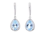 Jewellery - EARRINGS, 18K white gold - View 1