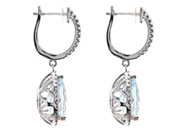 Jewellery - EARRINGS, 18K white gold - View 2