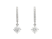 Jewellery - EARRINGS, 18K white gold - View 1