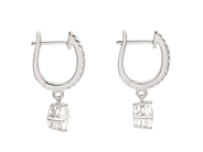 Jewellery - EARRINGS, 18K white gold - View 2