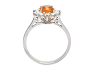 Jewellery - CLUSTER RING, 18K white gold - View 2