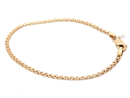 Lot, Bracelet X-bracelet 18K 2,8g length:18cm width:3mm , in auction: Pawn – Tuesday 7 March 2023