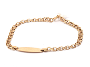 Lot, Bracelet Bismarck 18K 3g damaged with integrated tray with engraving , in auction: Pawn – Tuesday 7 March 2023