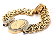 Lot, Bracelet 18K brv.37,9g damaged with stones , in auction: Pawn – Tuesday 7 March 2023