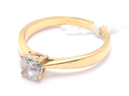 Jewellery, Ring 18K 3,3g Ø17¾, in auction: Pawn – Tuesday 7 March 2023