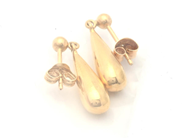 Jewellery - Earrings one pair 18K 1,5g height: 20mm - View 1