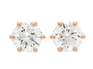 Jewellery - SOLITAIRE EARRINGS, 18K gold - View 1